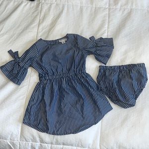 Baby girl dress with underwear.